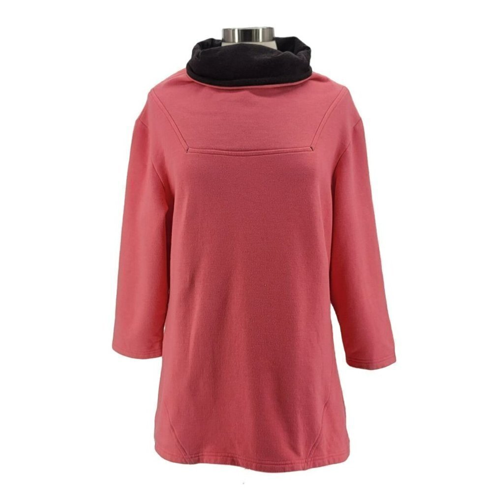 30A Gear Dumpster Diver Made From Plastic Bottles Pink Cowl Neck Sweatshirt Med